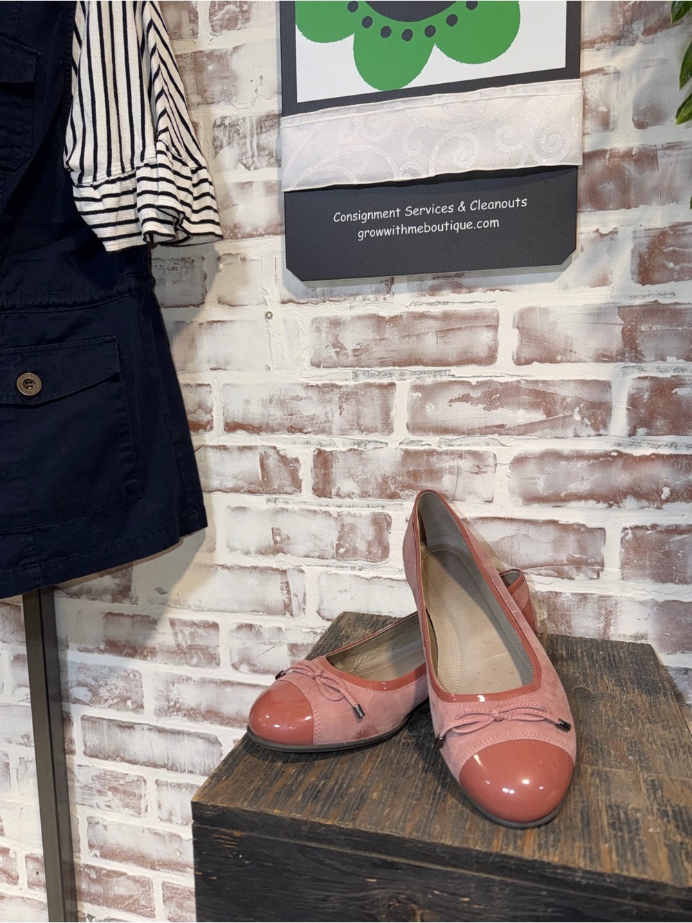 Ecco  Pink Patent-Toe Ballet Flats size 39